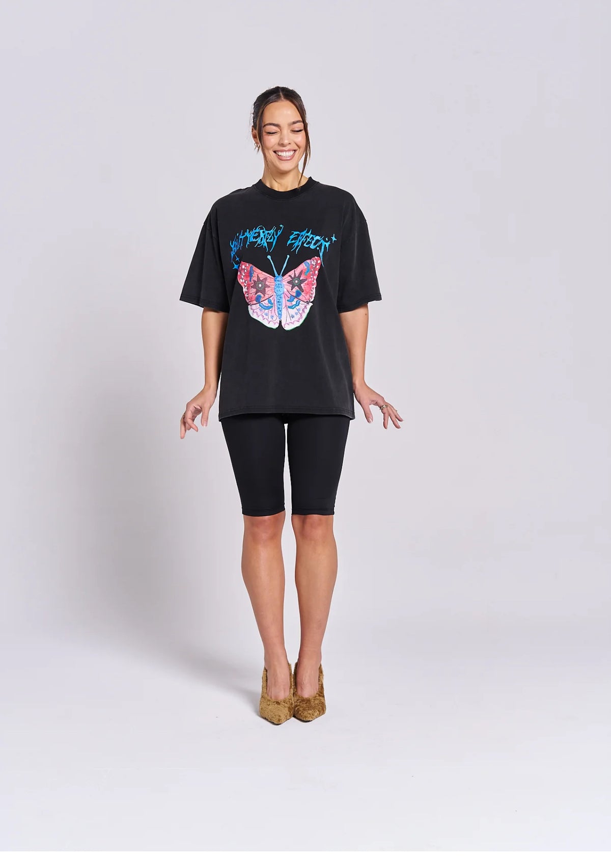 MAKU / BUTTERFLY EFFECT / ACID WASH TEE