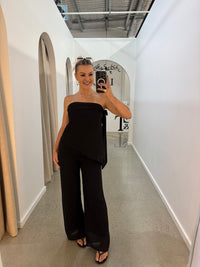 BY FRAKIE / BLACK SHEER PANT / 598-1