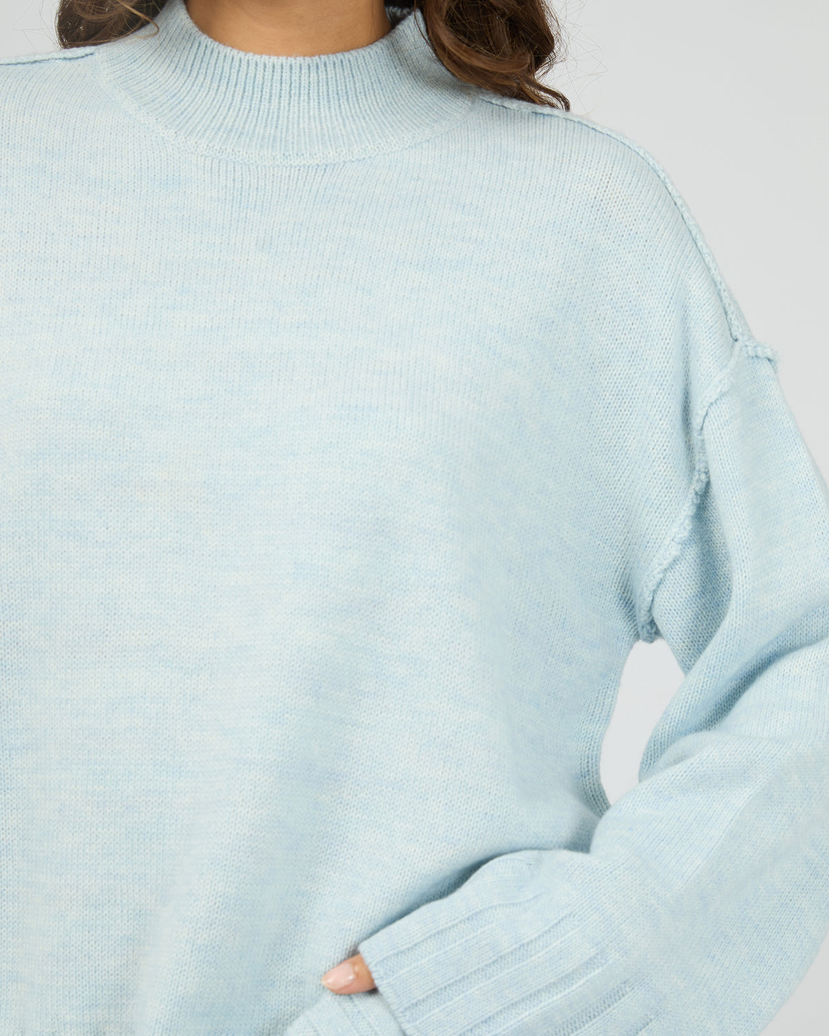 SILENT THEORY / LOTUS KNIT JUMPER / 60X5448.LBU