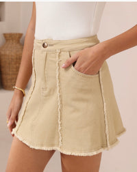 IRIS MAXI / CAMEL SKIRT (STRETCH) / 2042930-1
