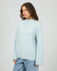 SILENT THEORY / LOTUS KNIT JUMPER / 60X5448.LBU