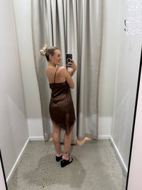 BY FRANKIE / CHOCOLATE LACE DRESS / 730-1