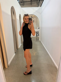 BY FRANKIE / BLACK SHEER SHORTS / 580-1