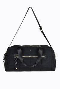PETE+ JAIN / LITA PADDED OVERNIGHT BAG / BLACK