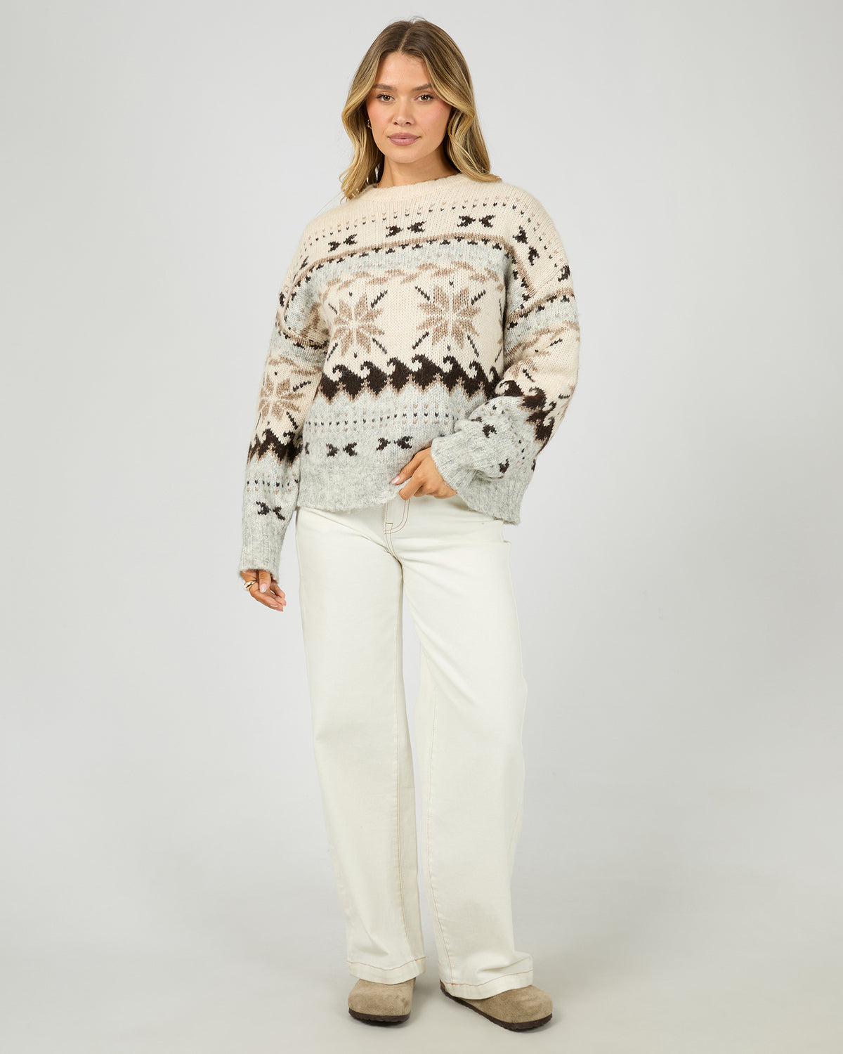 ALL ABOUT EVE / MARINA KNIT CREW JUMPER / 6476218