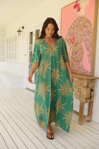 JAASE / ISLAND GREEN DRESS / JAS2108
