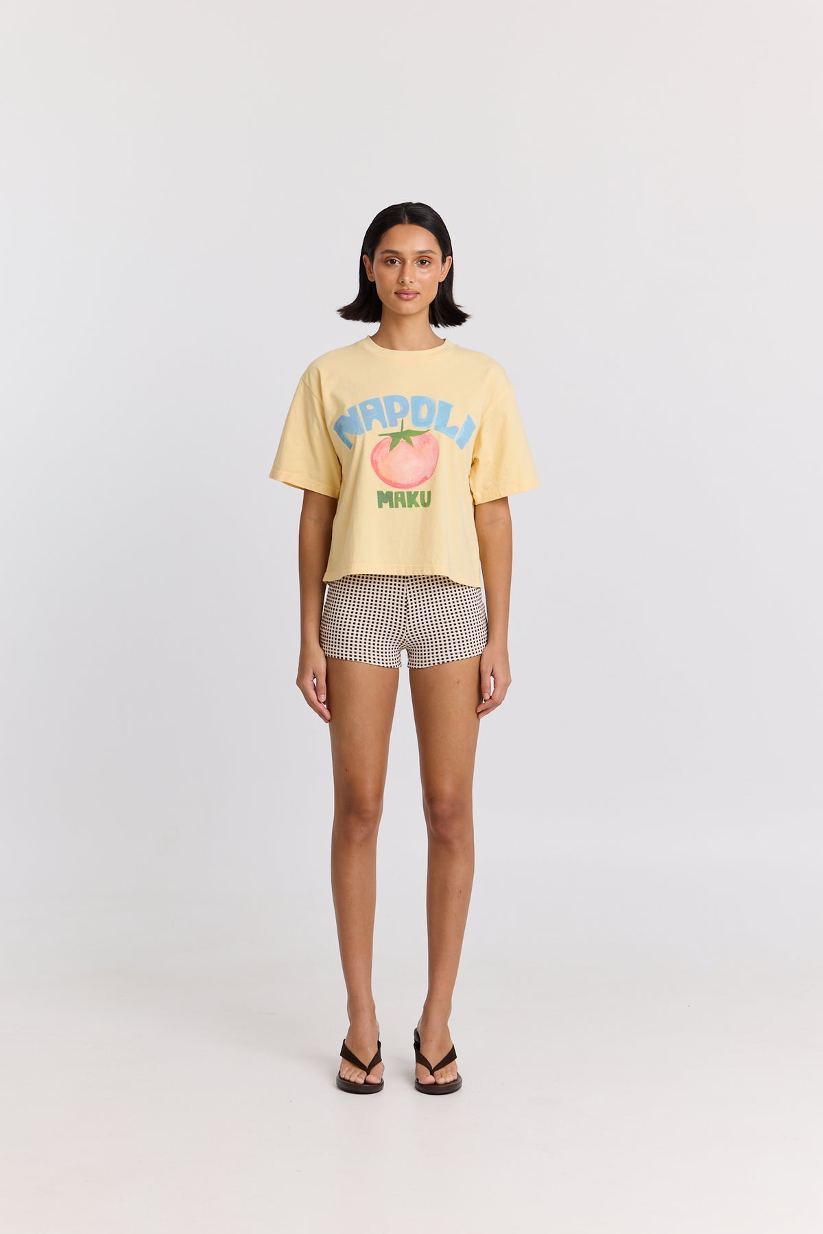 MAKU / NAPOLI BOXY CROP TEE