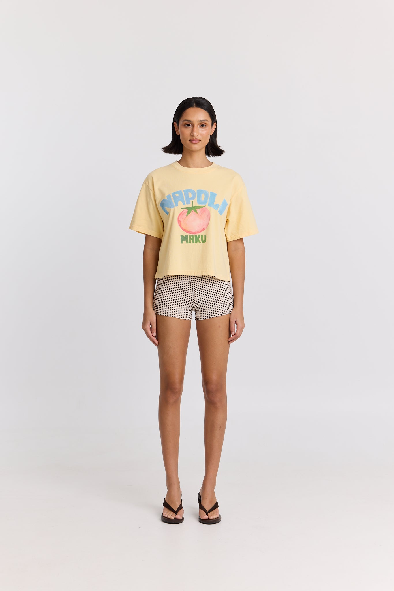 MAKU / NAPOLI BOXY CROP TEE