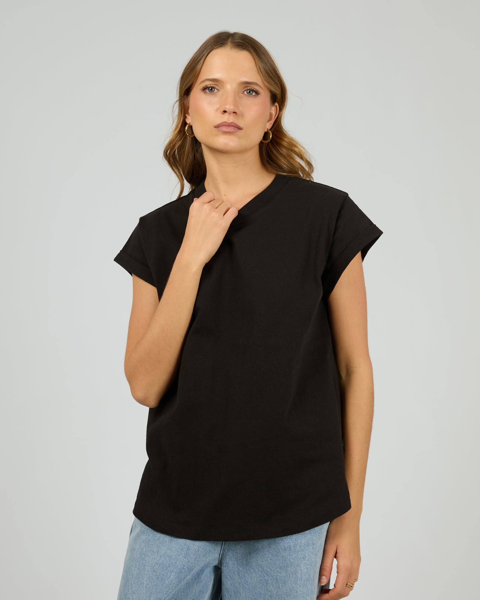 SILENT THEORY / ESSENTIAL TEE / BLK / 60X5433
