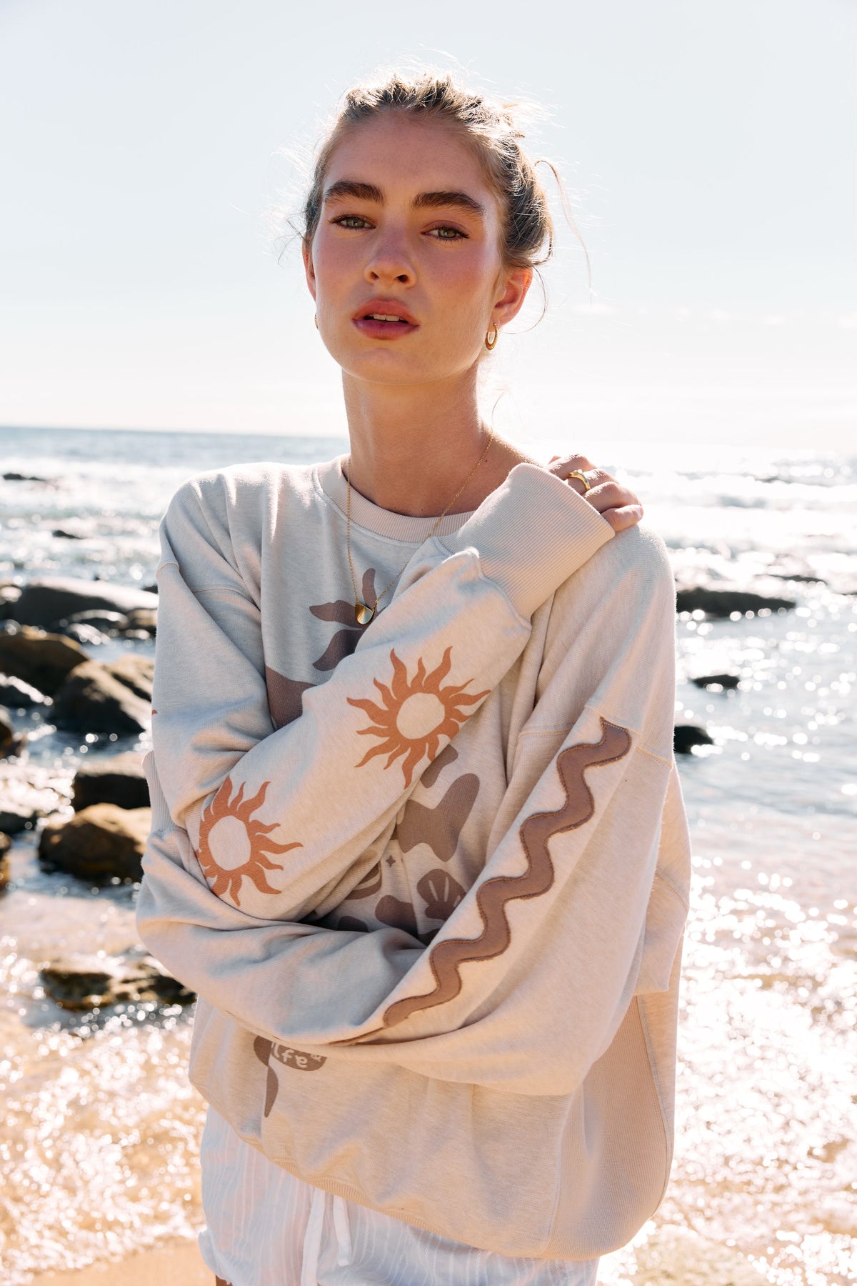 INDIGO & WOLFE / BONE SNAKE JUMPER