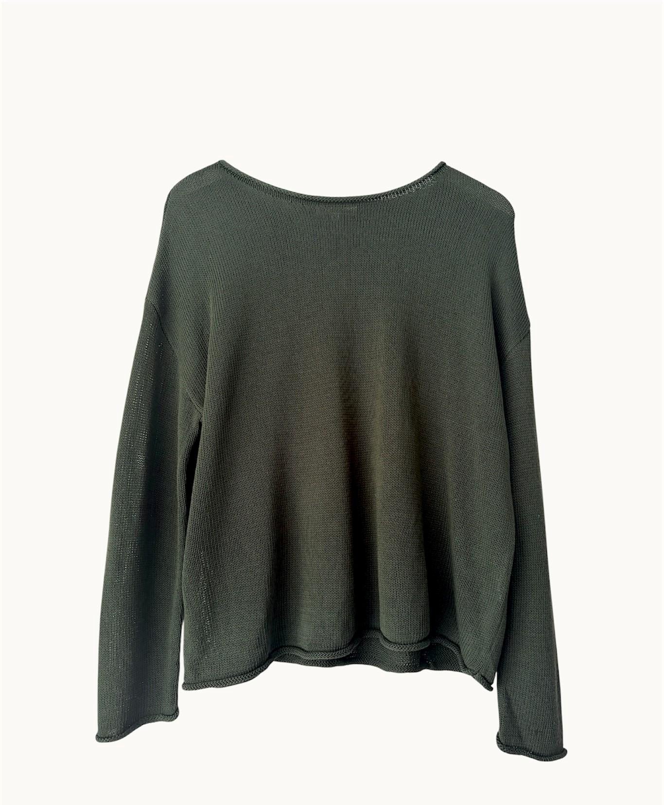 LITTLE LIES / SPRING KNIT TOP / EMERALD / K23062604