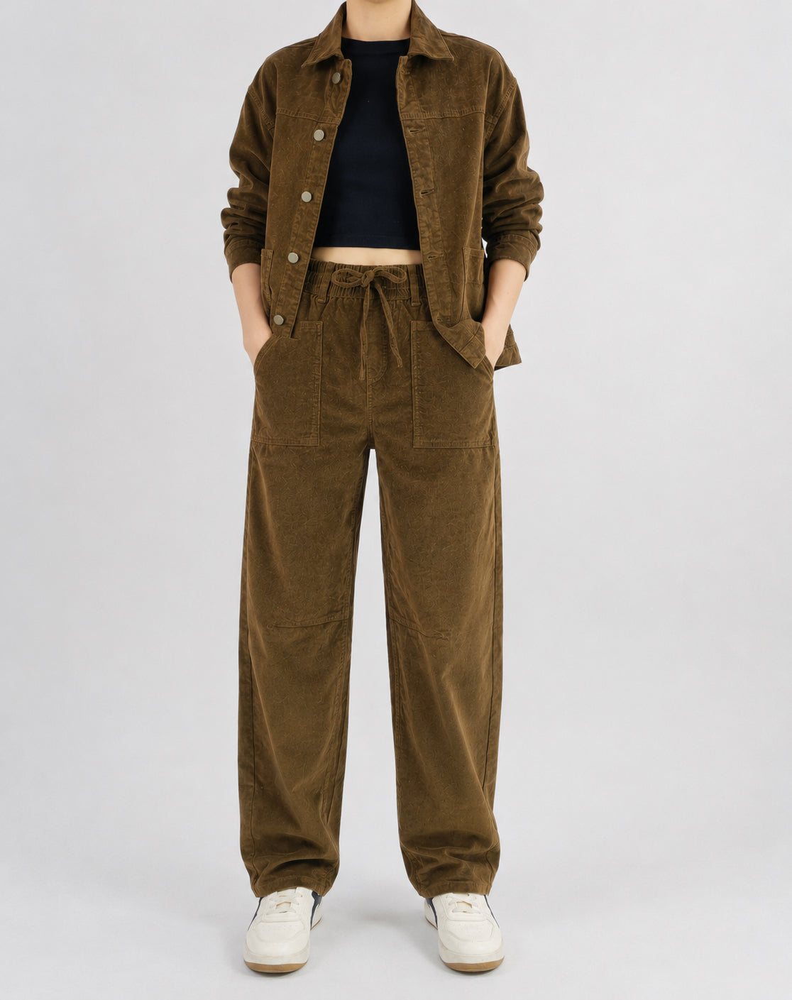 COUNTRY DENIM / ROAM FREE CORD JACKET / CGT1844- CHOC
