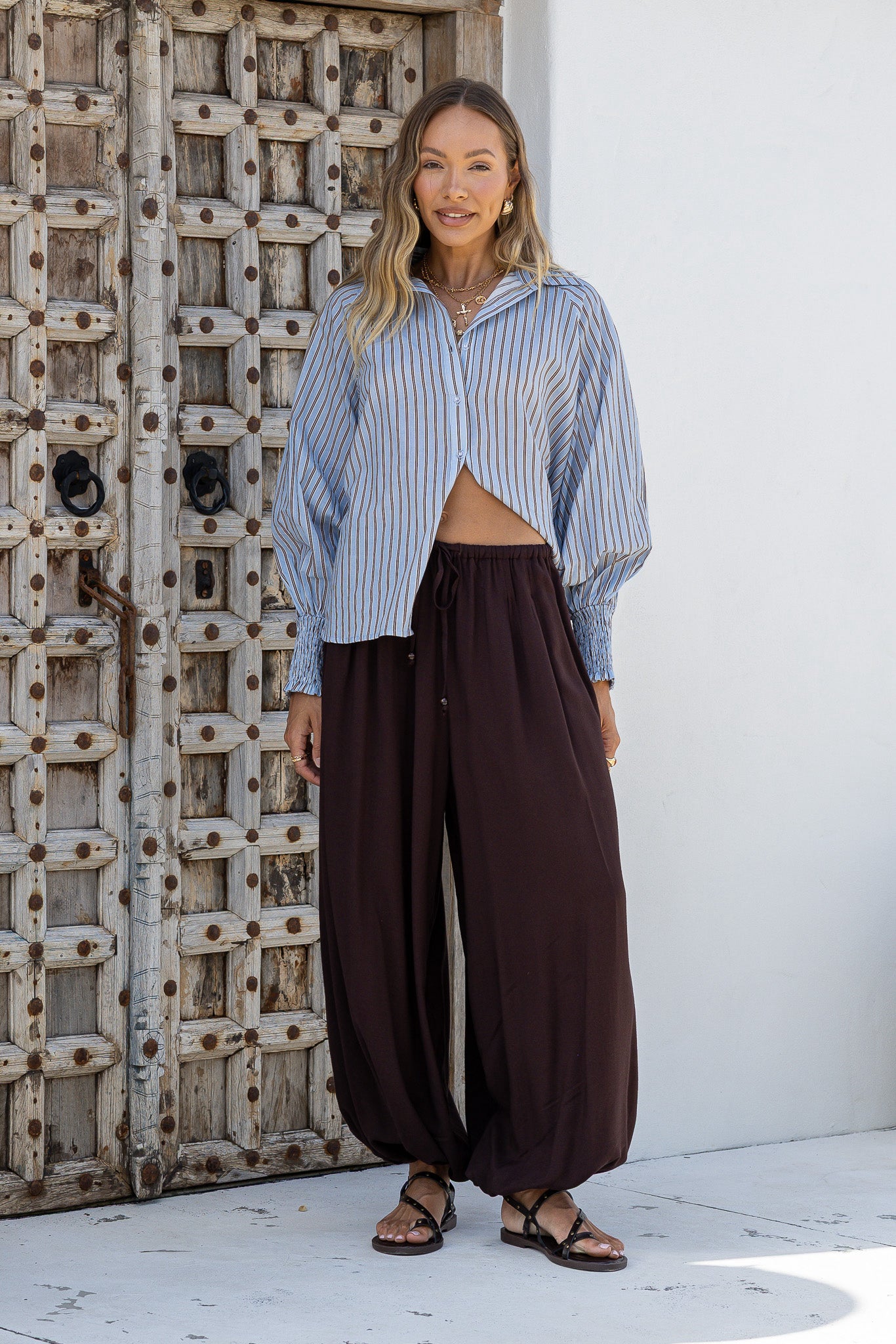 JOOP & GYPSY / BALLON PANTS / CHOCOLATE / 10638