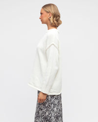 PAPER HEART / BOYFRIEND JUMPER / CREAM / PH12740