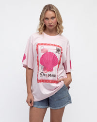PAPER HEART / LUCE DEL MARE TEE / PINK / PHE13130