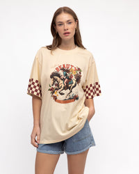 PAPER HEART / KHAKI BEAUTY TEE / / CREAM / PHE13227