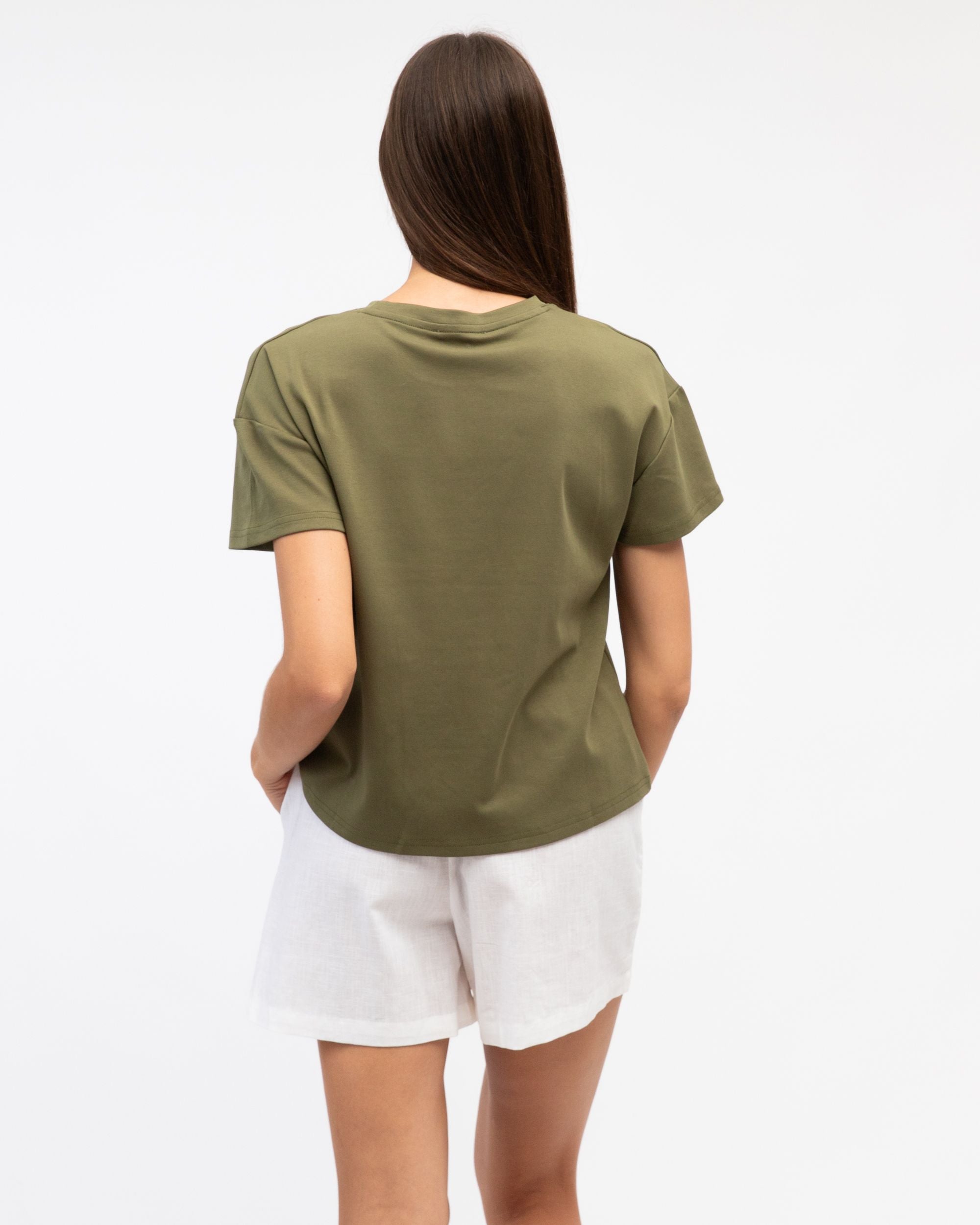 LABEL OF LOVE / EASY TUCK TEE / KAHKI  / LOL70453