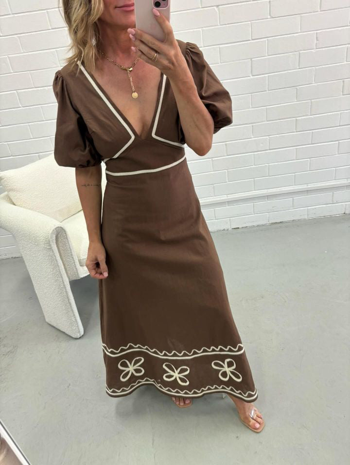 Sweetie Maxi linen Dress