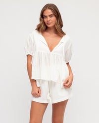 EBBY & I / LILLY SHORTS / WHITE