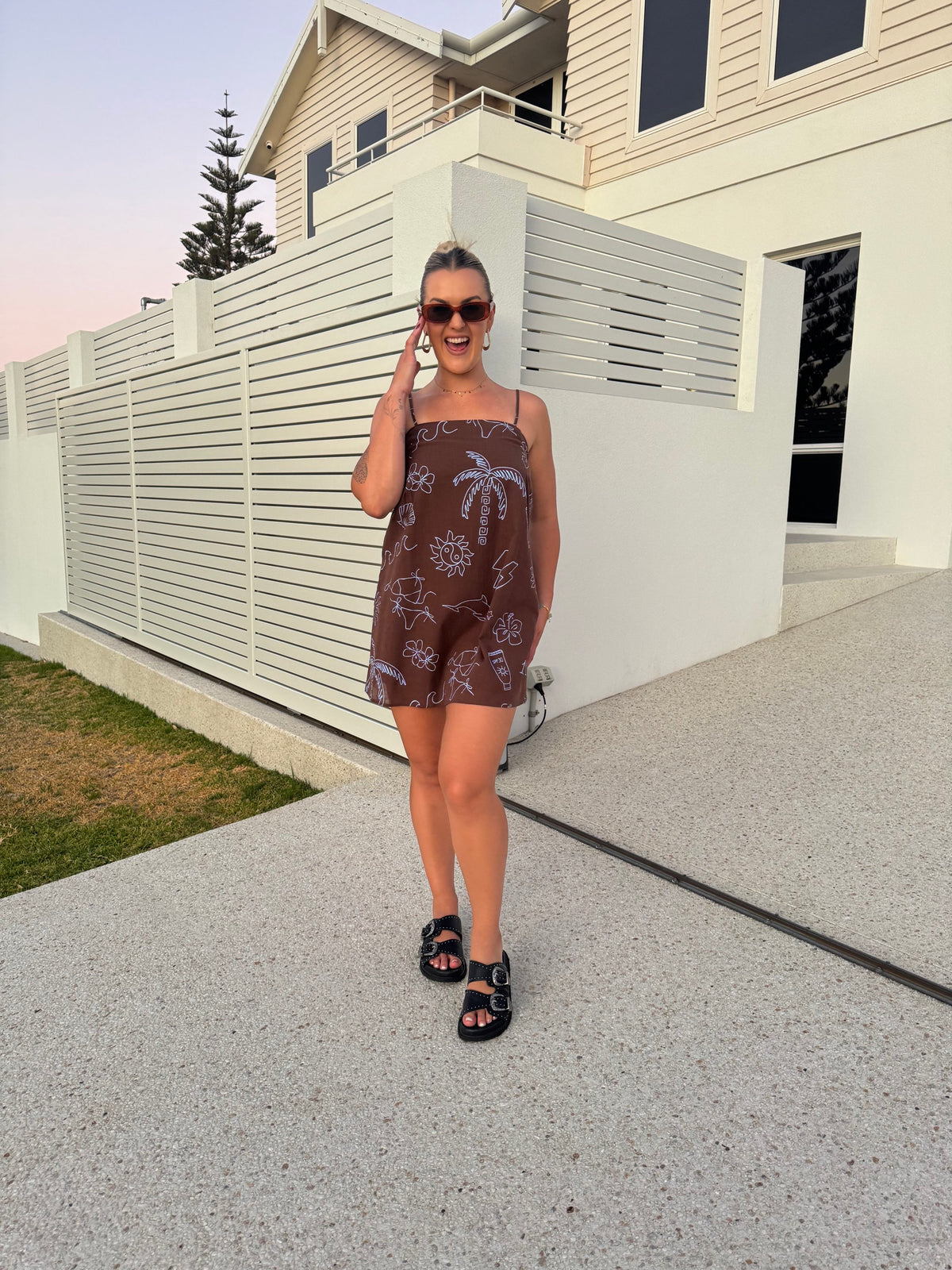 BY FRANKIE / CHOC ANGEL NUMBERS DRESS 1058-100