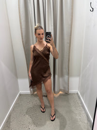 BY FRANKIE / CHOCOLATE LACE DRESS / 730-1