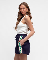 LINEN LUX / I HEART YOU SHORTS / NAVY / VVN11529-1