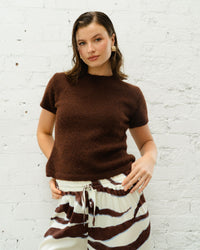 WHITE CLOSET / HOLLY KNIT TEE / TF11630