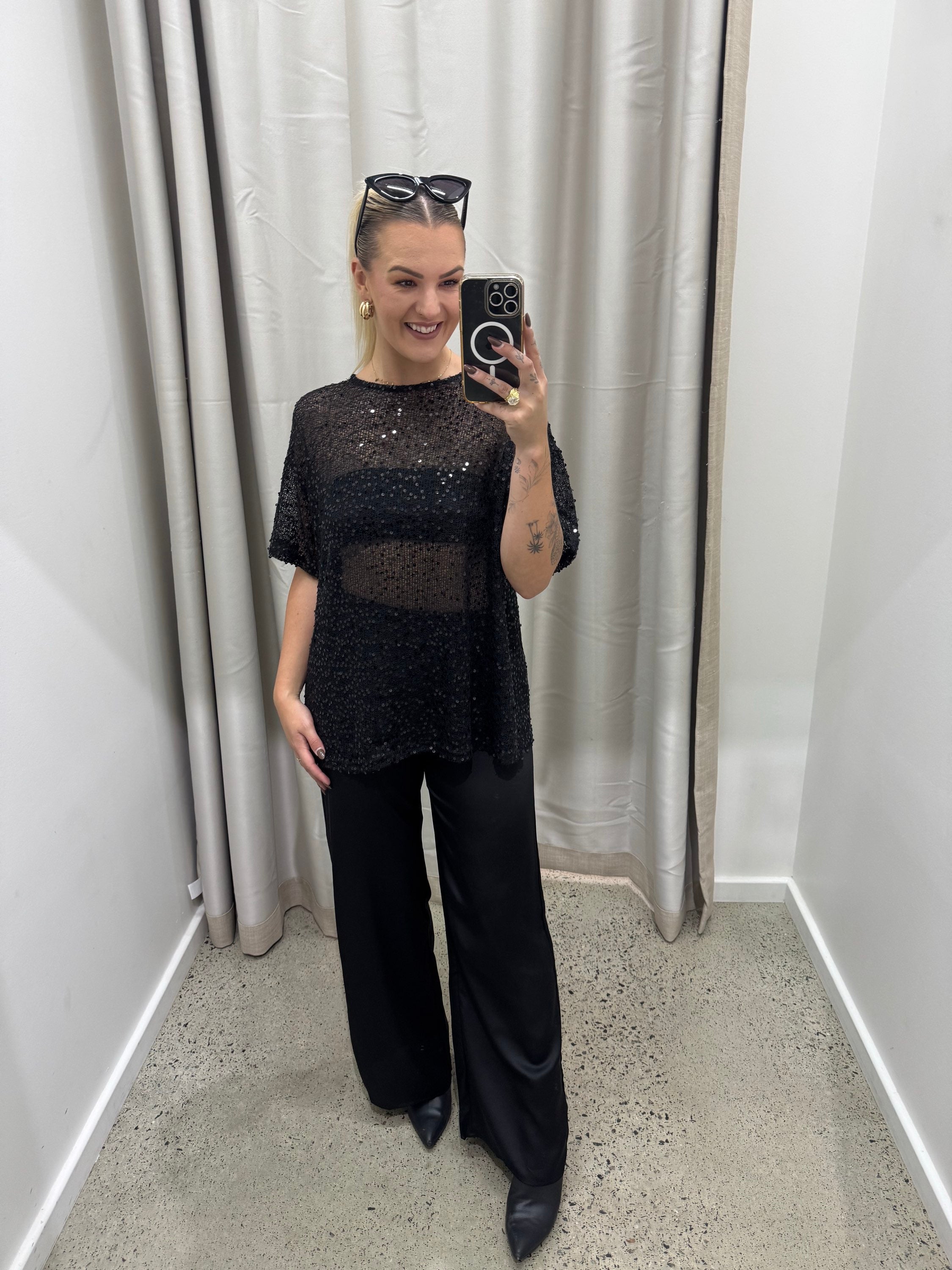 BY FRANKIE / BLACK PANTS / 985-3