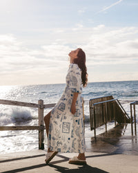 WHITE CLOSET / CHANTEL MAXI DRESS