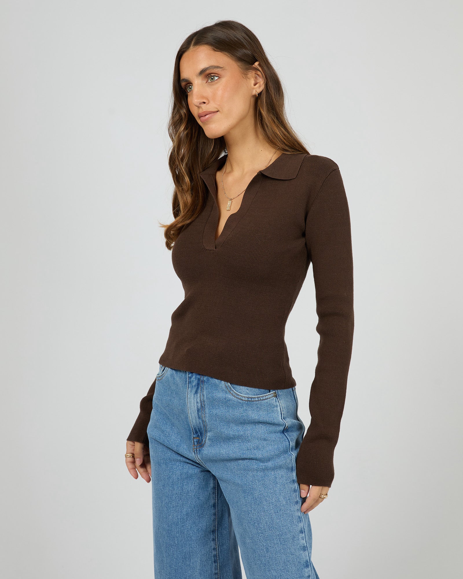 ALL ABOUT EVE / CECILIA KNIT TOP / 6477110