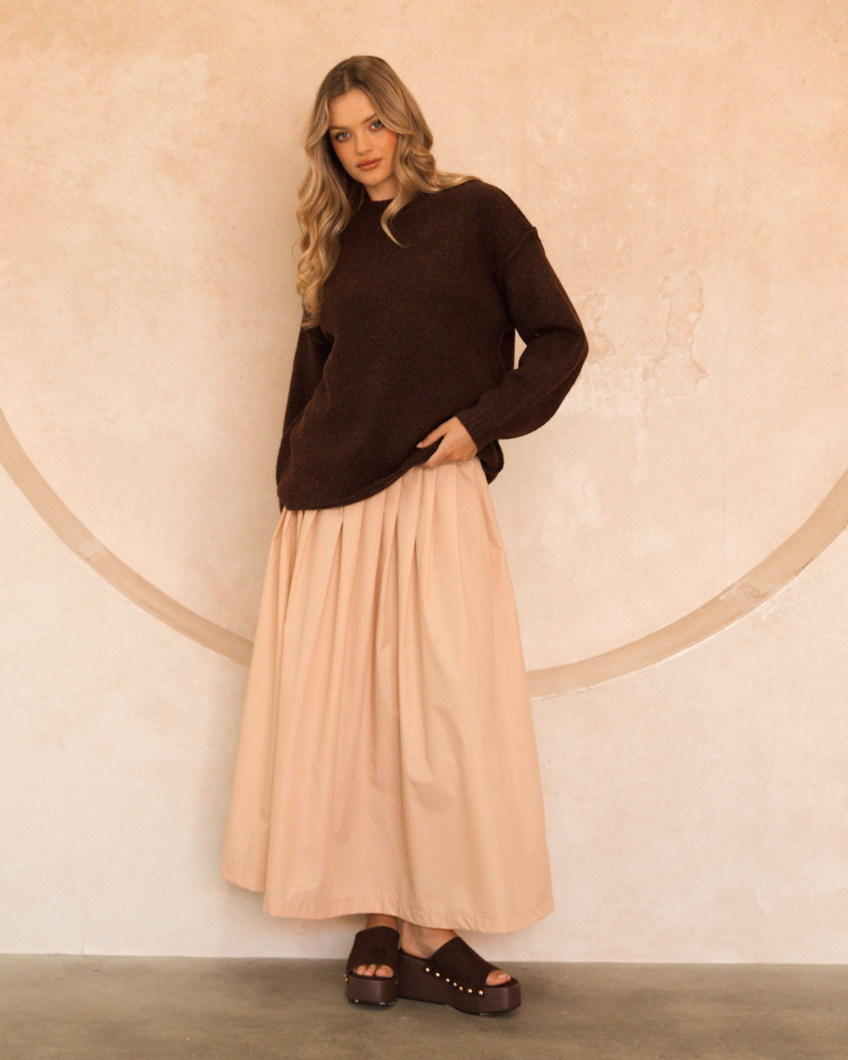 EBBY & I / SCARLET CHOCOLATE JUMPER / VV11822