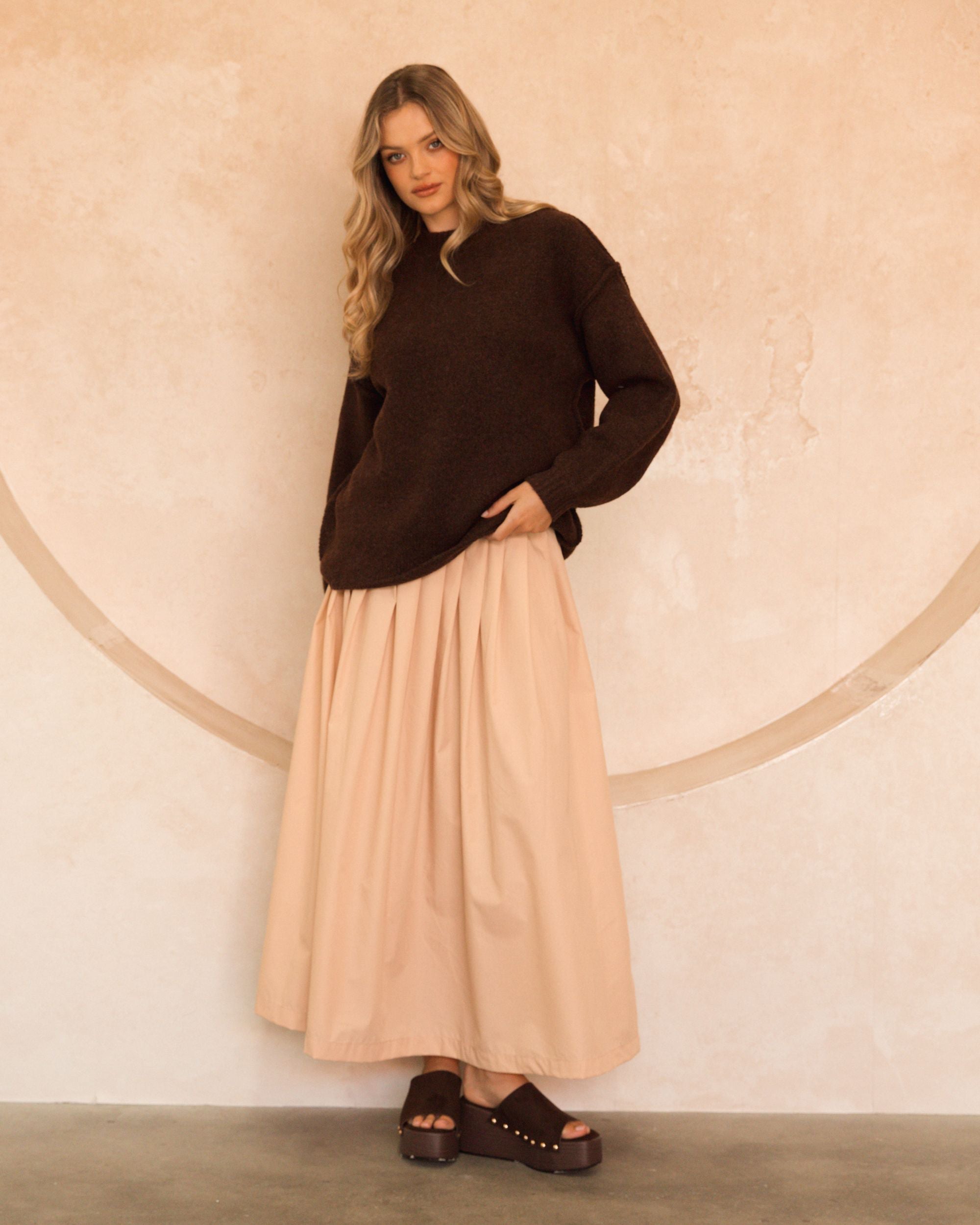 EBBY & I / SCARLET CHOCOLATE JUMPER / VV11822