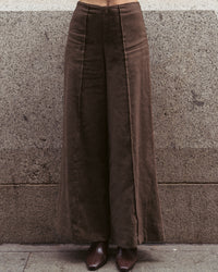 WHITE CLOSET / CAMILLIA PANTS / CHOCOLATE/ TFL10445