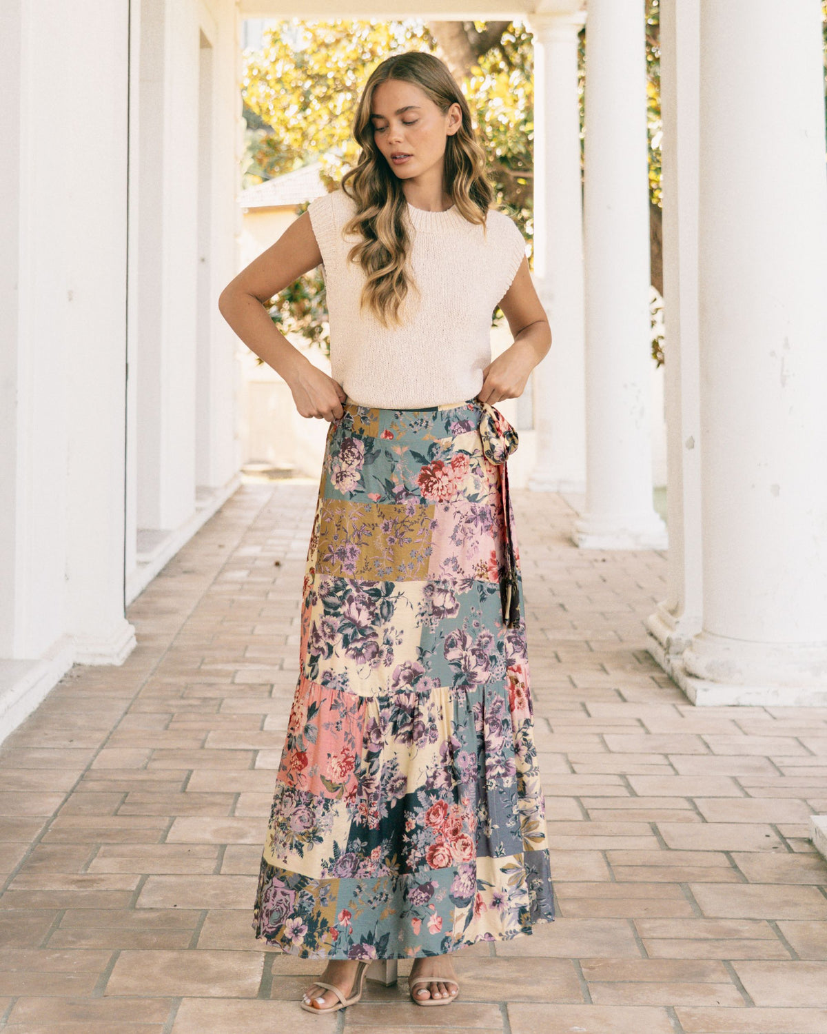 EBBY & I / VINTAGE DREAMS WRAP SKIRT / VVE11124