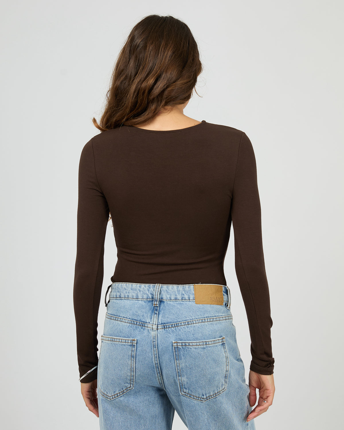 SILENT THEORY / ATLAS LONG SLEEVE TOP / CHOCOLATE / 60X5458