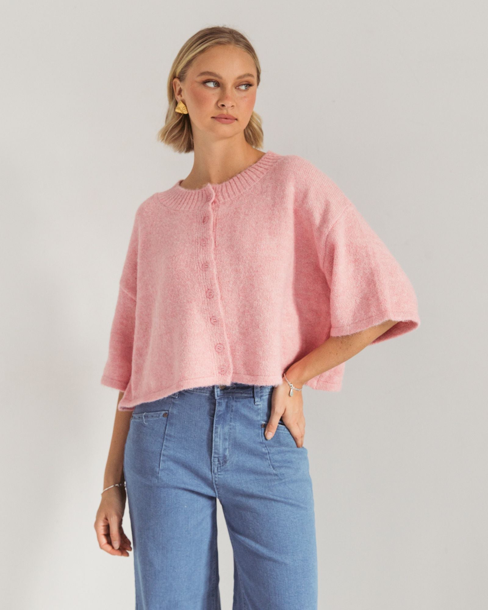 PAPER HEART / SIMONE CARDIGAN/ PINK / PH12130