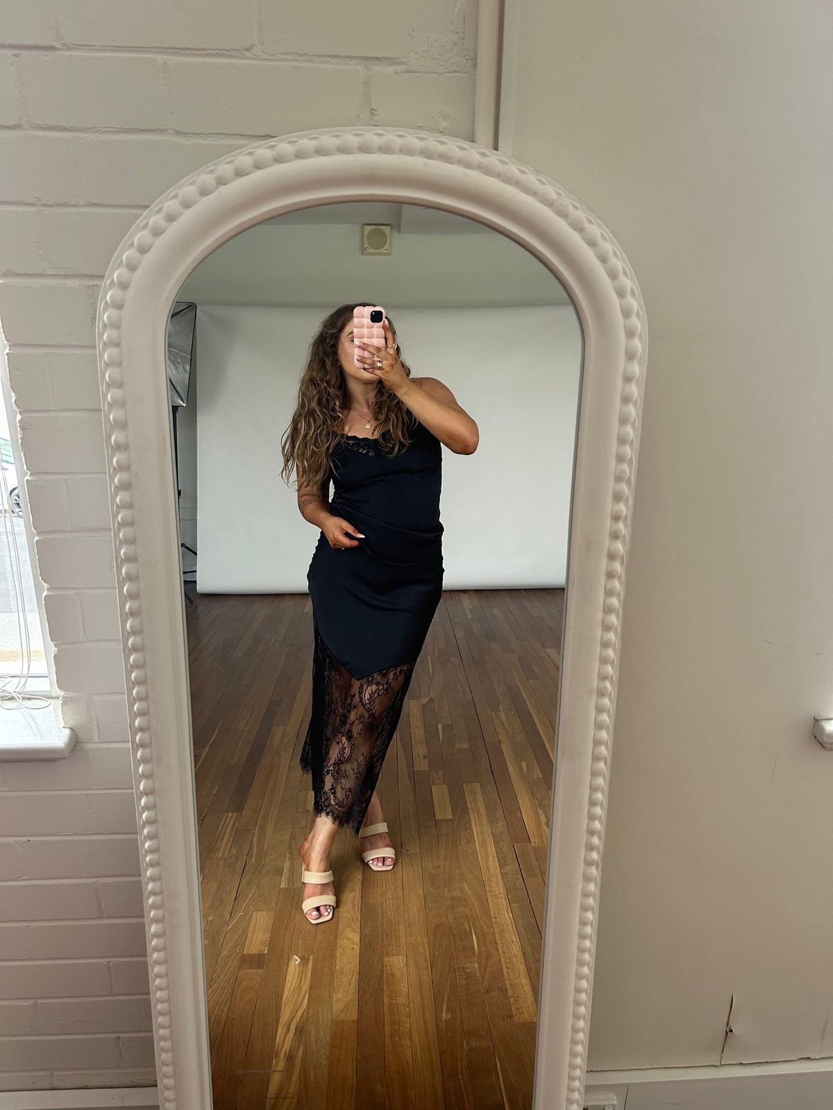 PAPER HEART / LIBERTY LACE TOP / BLACK
