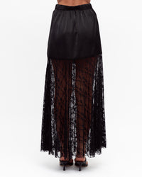 EBBY & I / FADE TO LACE / SKIRT / BLACK