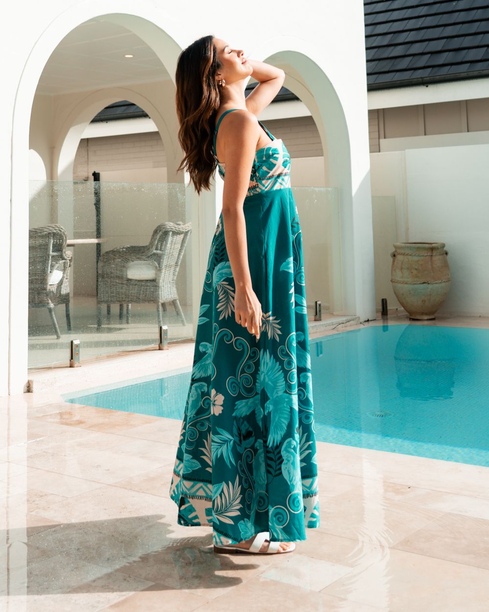 LABEL OF LOVE / TROPICA MAXI DRESS / LOLE70740