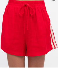 LABEL OF LOVE / HAZEL SHORTS / RED / LOL70759