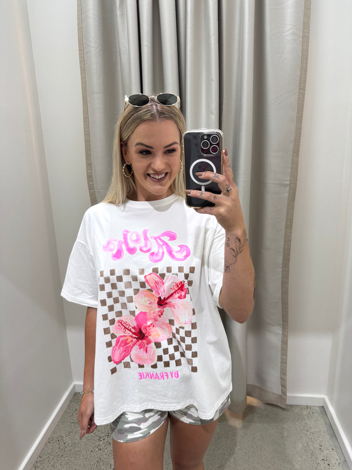 BY FRANKIE / ALOHA TEE / PINK / 610-1