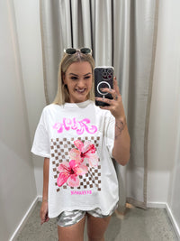 BY FRANKIE / ALOHA TEE / PINK / 610-1