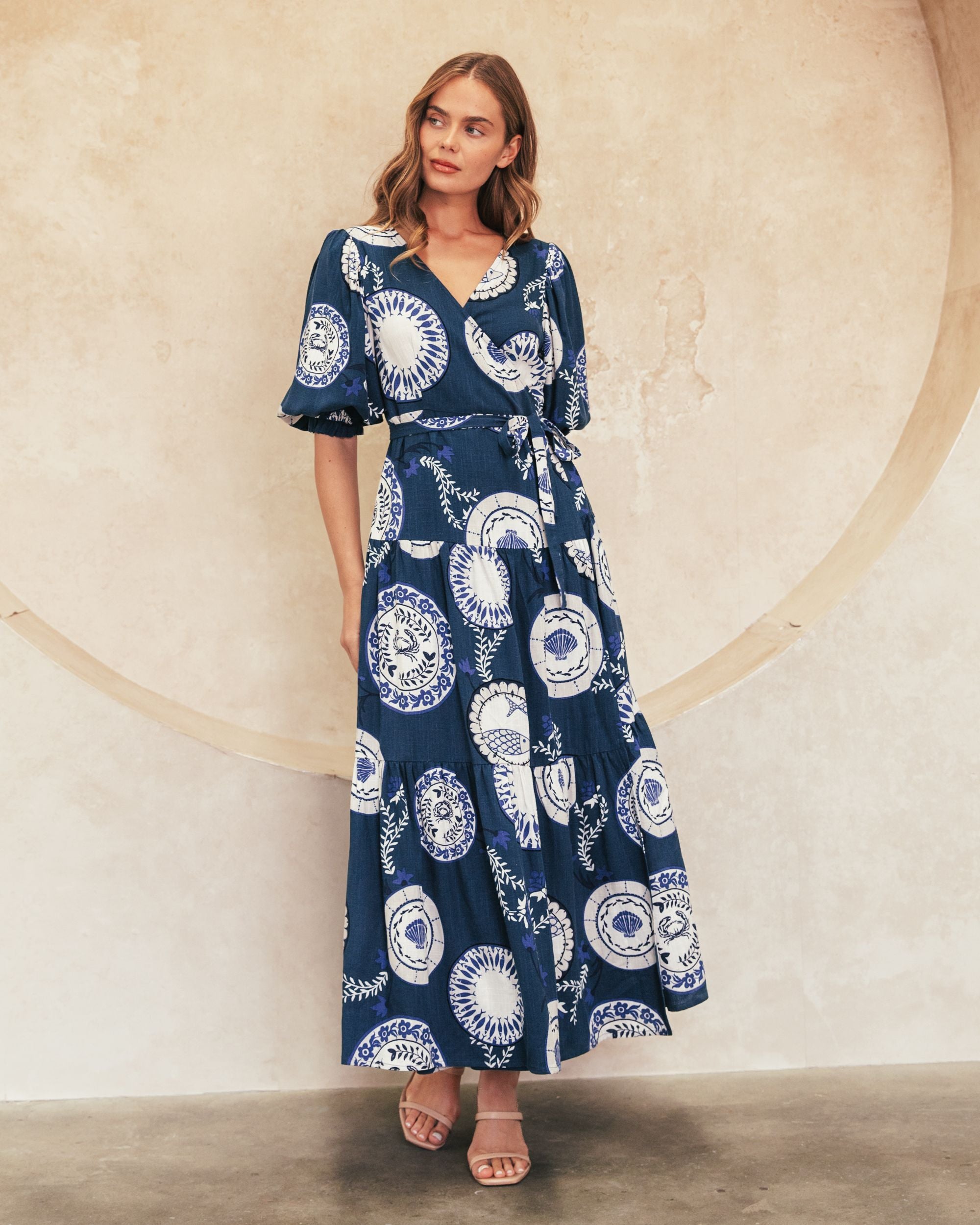 EBBY & I / WHIMSICAL WRAP DRESS / VVNE11256