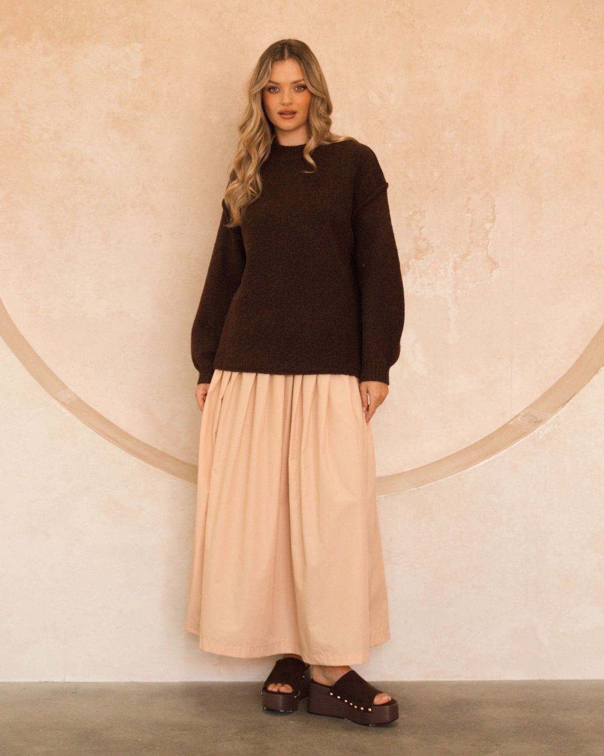 EBBY & I / SCARLET CHOCOLATE JUMPER / VV11822