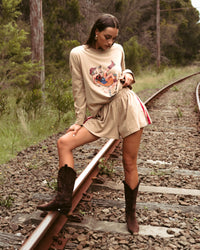 PAPER HEART / COWGIRL 🤠 SHIRT / PHE12 / CAMEL