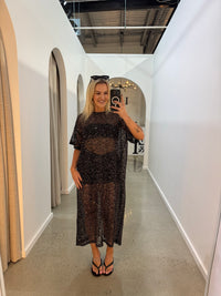 BY FRANKIE / BLACK SEQUIN DRESS / 699-3