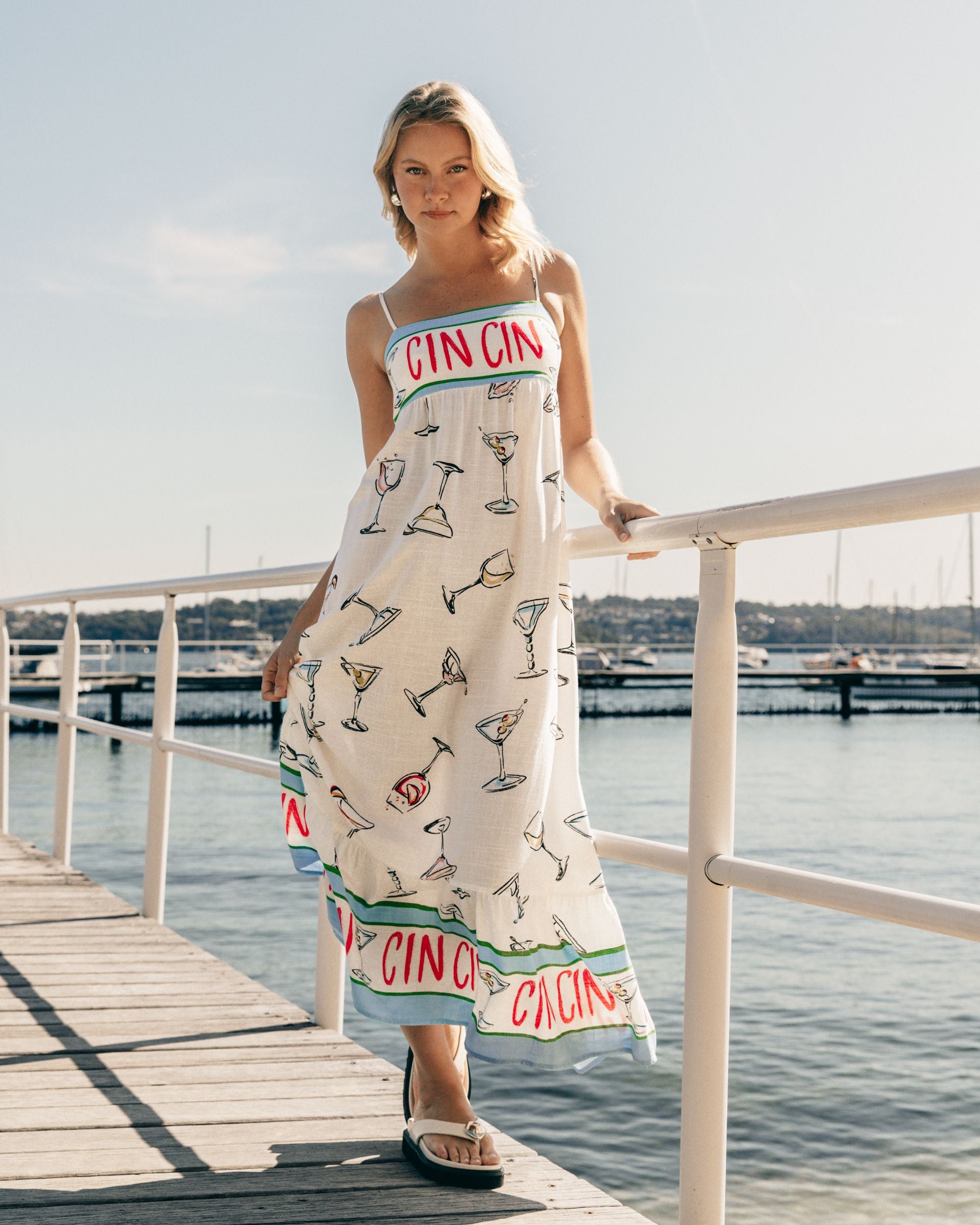 PAPER HEART / CIN CIN MAXI DRESS / PHE13306