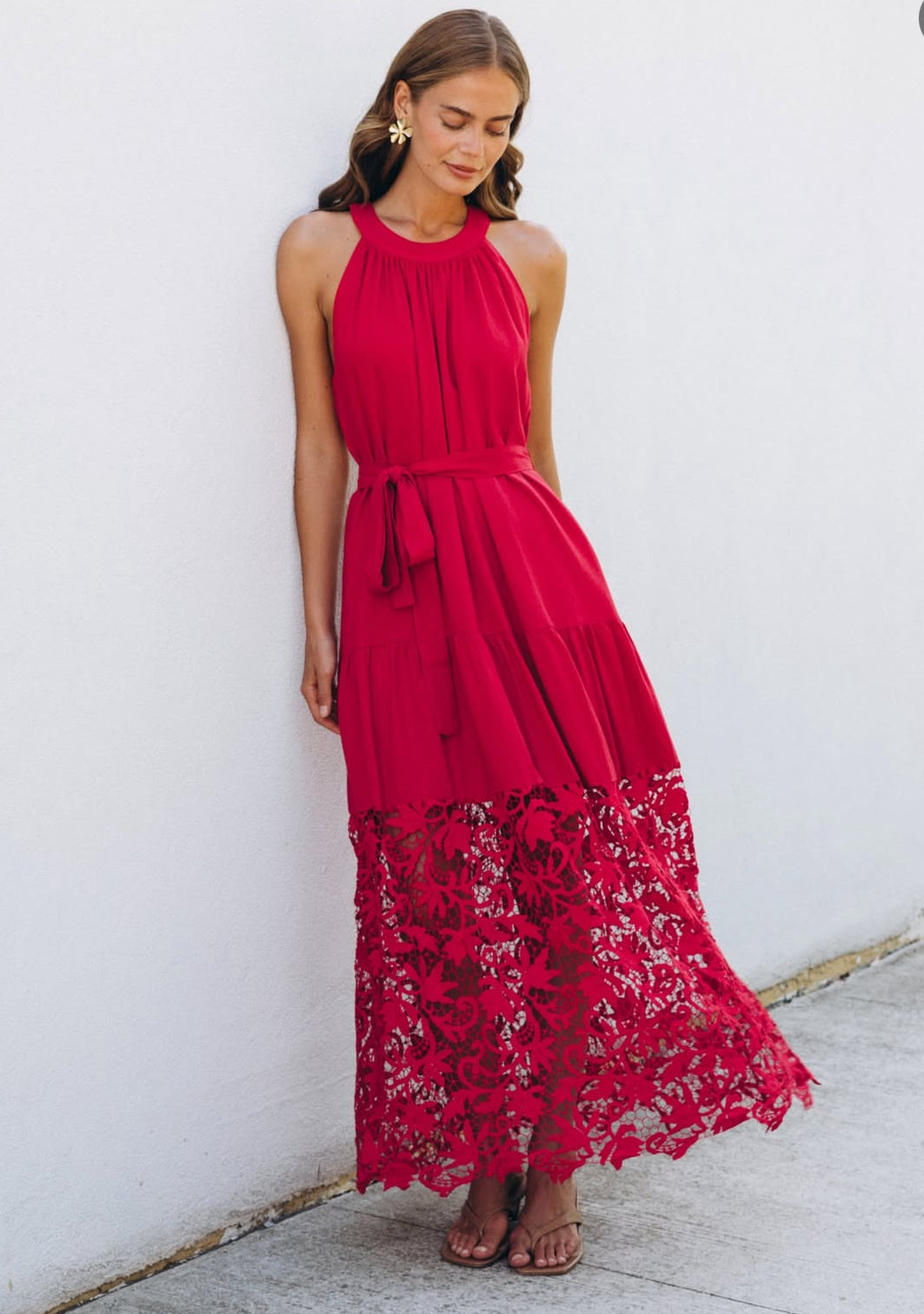 LABEL OF LOVE / CHERRY LACE DRESS / LOL70854