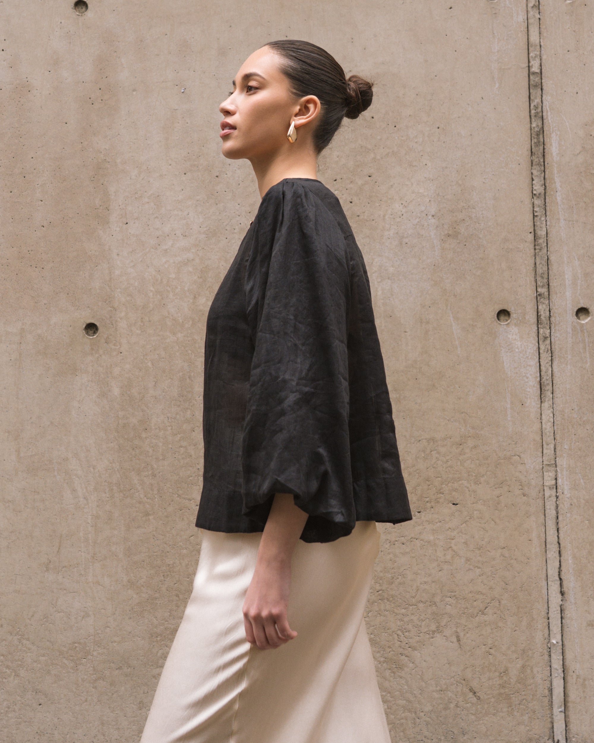 WHITE CLOSET / SWEET NOTHING TOP / BLACK / TF10410