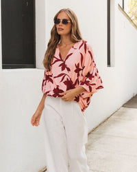 WHITE CLOSET / CLOE DRAPE TOP / TFE7205-103